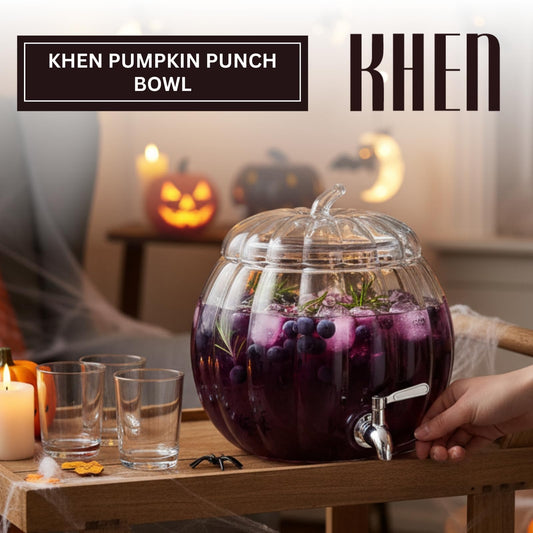 Glass Pumpkin Drink Dispenser 2 Gallon Fall Halloween Thanksgiving Party Beverage Server With Spigot