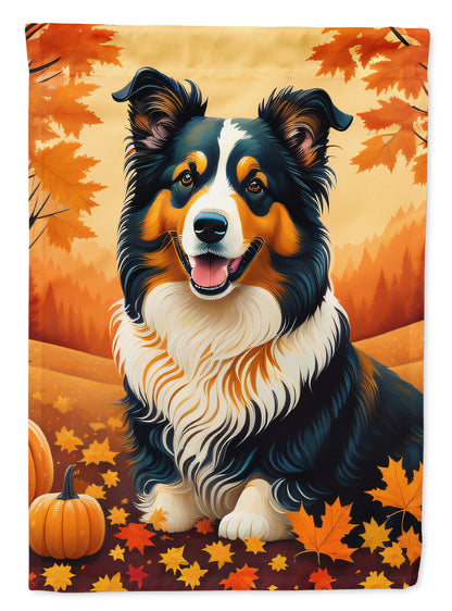 Collie Fall House Flag