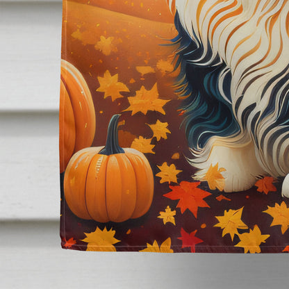 Collie Fall House Flag