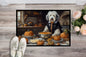 Old English Sheepdog Fall Kitchen Pumpkins Doormat