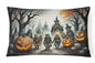 Orcs Spooky Halloween Throw Pillow