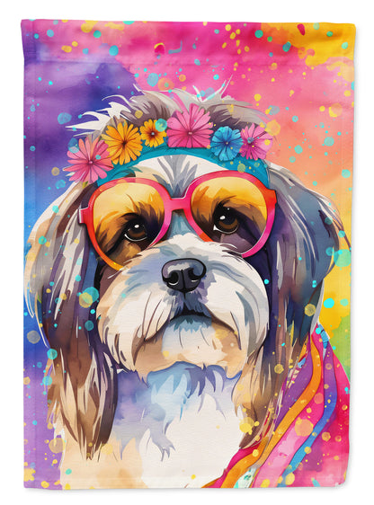 Shih Tzu Hippie Dawg House Flag