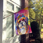 Shih Tzu Hippie Dawg House Flag