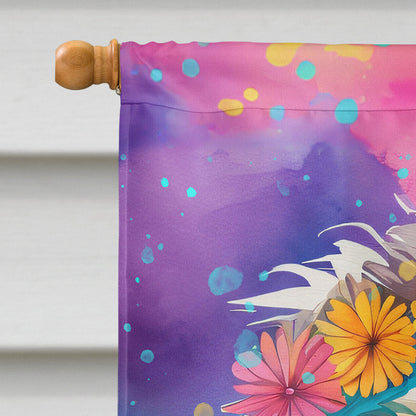 Shih Tzu Hippie Dawg House Flag