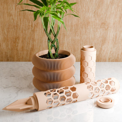 Self Watering Honeycomb Moss Pole MODULAR