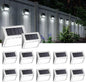 Stainless Steel Solar Step Lights Set