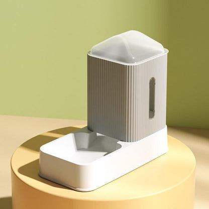 Automatic Pet Feeder With Hygienic Drinking System
