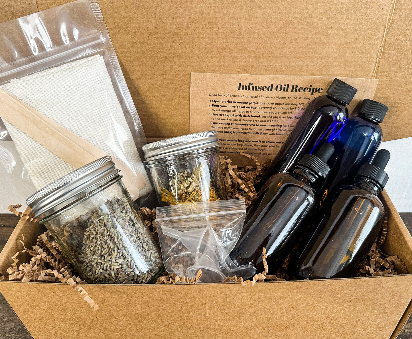 DIY 2 Herb Infused Oil Box Kit